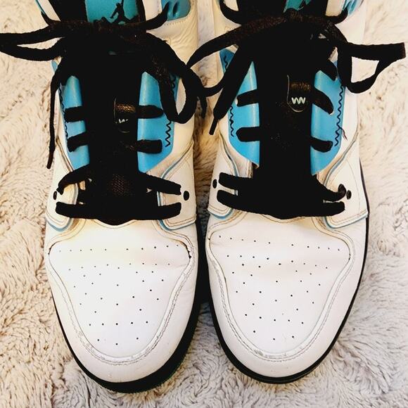 NIKE AIR JORDAN 1 FLIGHT 23 BLUE/BLACK ATHLETIC SHOES SIZE 11 - Picture 7 of 14